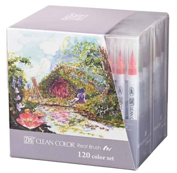 ZIG Clean Color Real Brush 120 color set