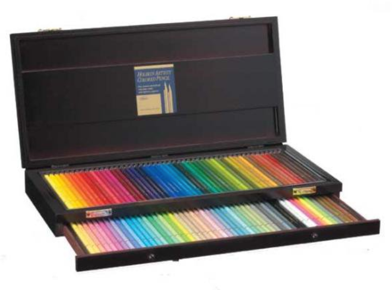 Holbein Artists' colored pencils OP941, 100 colors, wooden box set