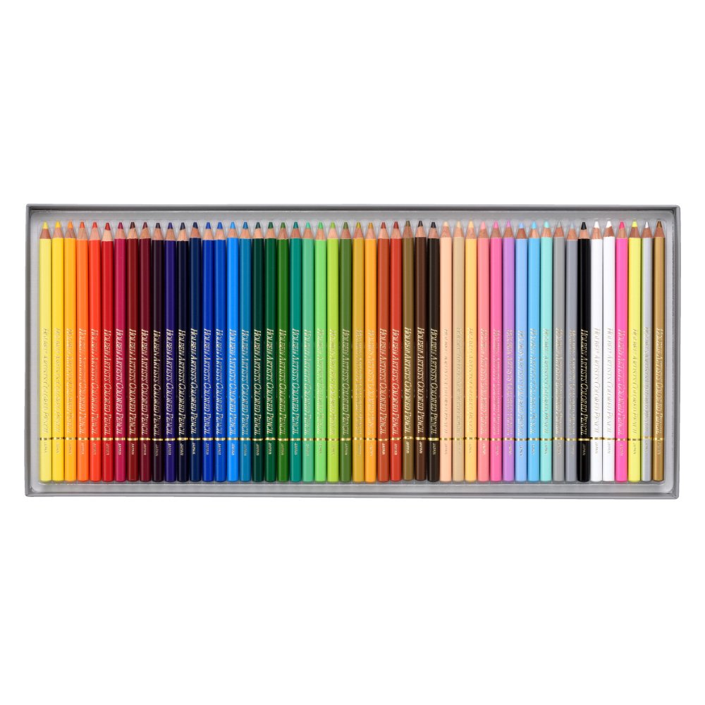 Holbein Artists Colored Pencils  50 Colors Set Paper Box OP935