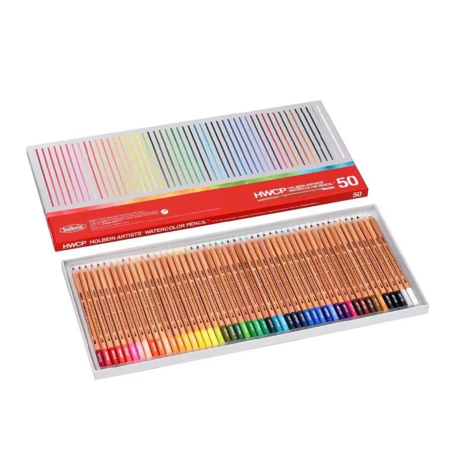Holbein WP195 Water-Soluble Colored Pencils 50 color-set – Art