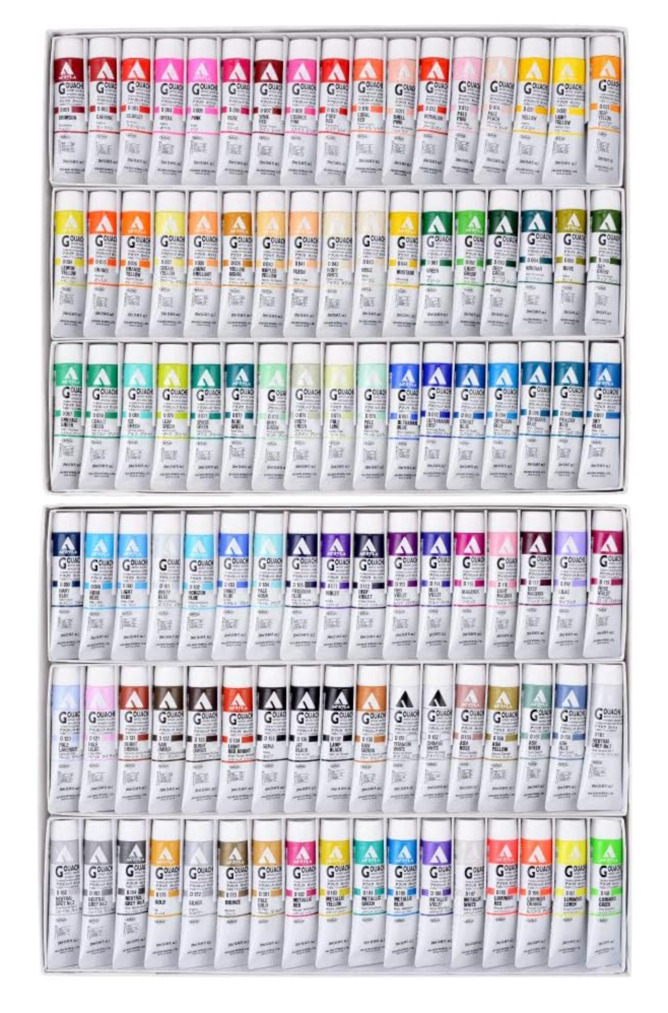 Montico Acrylic Paint Set - 24 Colors , Professional Painting Set