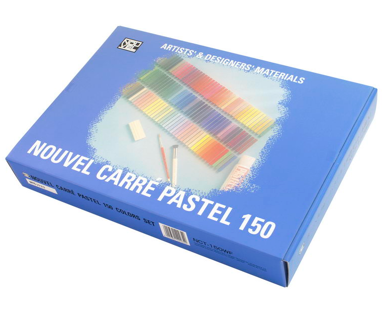 Nouvel Carre Pastel 150 colors in wooden box, reset – Art