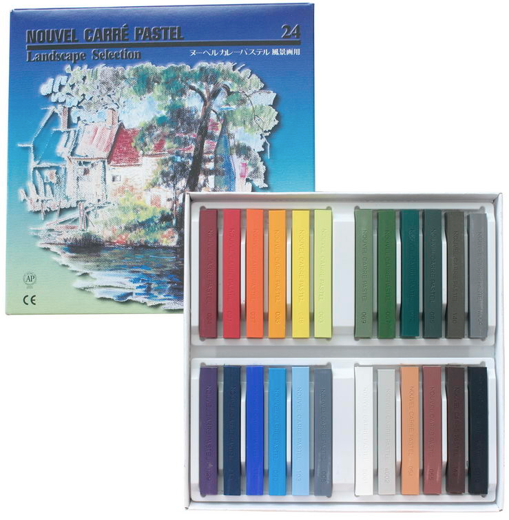 Nouvel Carre Pastel for Landscape Painting 24-color set – Art