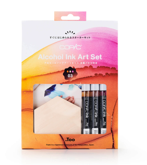COPIC ink アルコールインクアート Copic Too Alcohol Ink Art Set (Red) – Art Supplies Japan