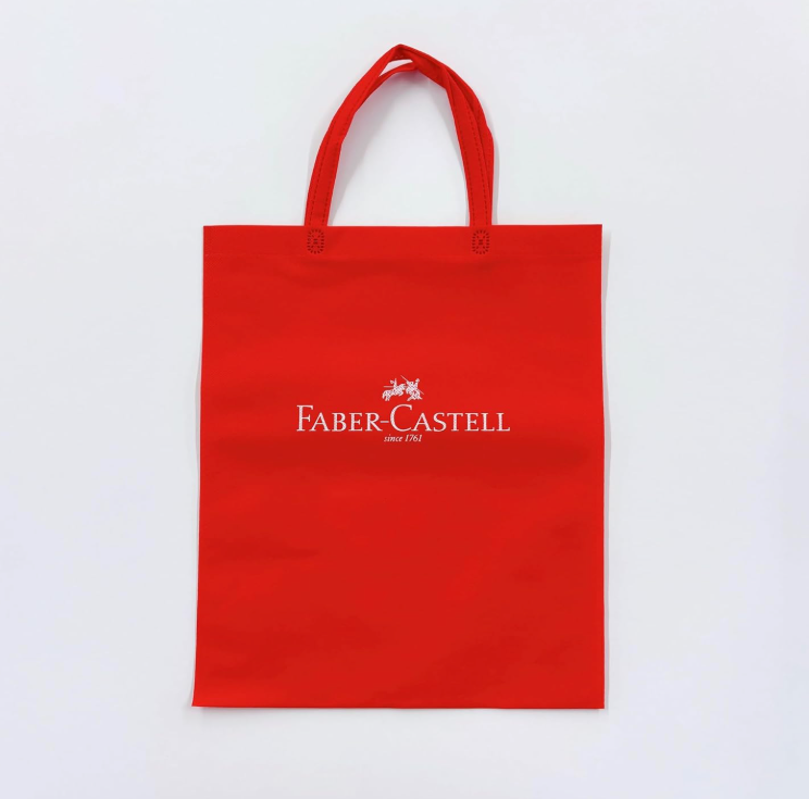 Faber-Castell ファイバーカステル バッグ Faber-Castell watercolor pencils, 100-color set, tote bag