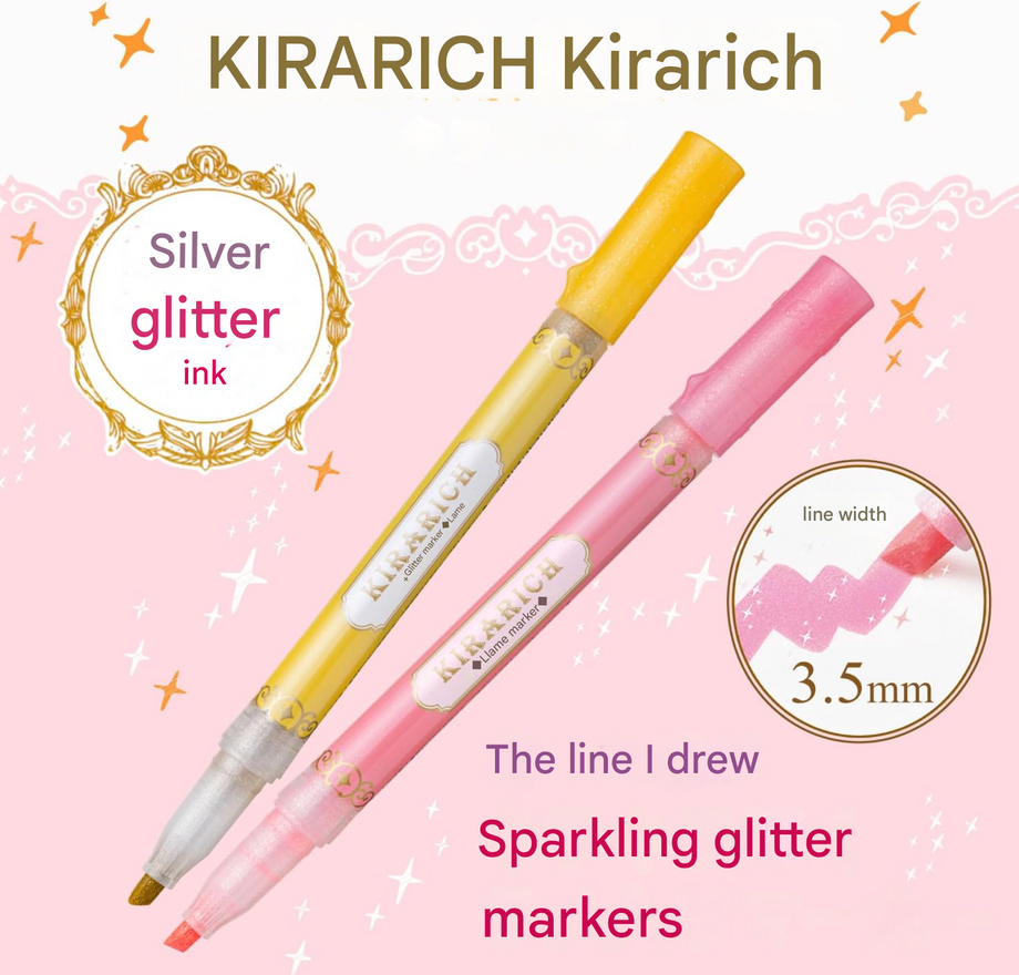 Zebra Kirarich Highlighter Pen, 13-color set WKS18-13C – Art