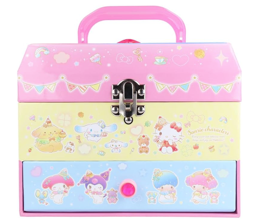 未開封　Sanrio 世界のキャラクターシリーズ BOXコレクション Sun-Star Stationery Secret Lovely Box Sanrio Characters 18 x 20 x