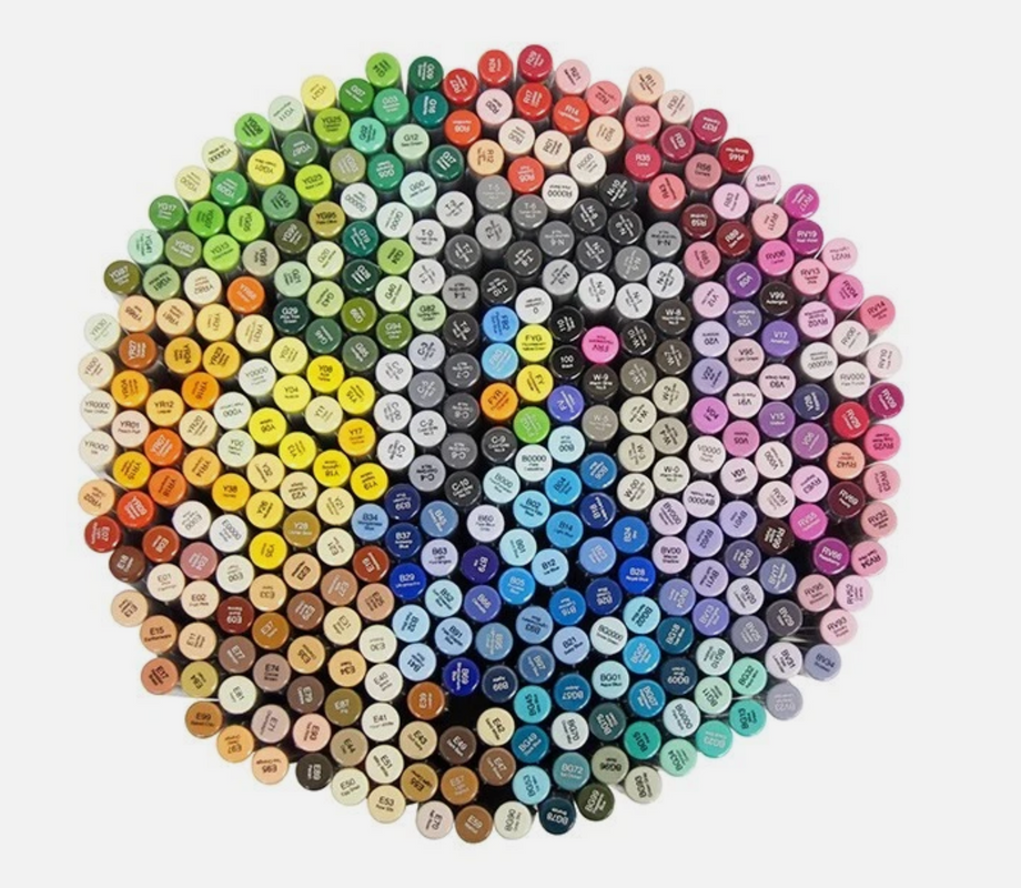Copic Refill Ink, All Colors, 358 Set, Manga Comic – Art Supplies
