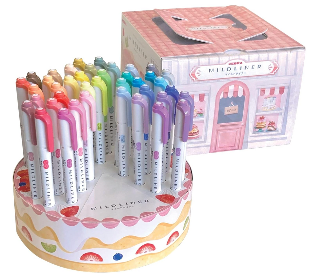 Zebra Mildliner: The Ultimate 40-Color Collector's Edition WKT7-40