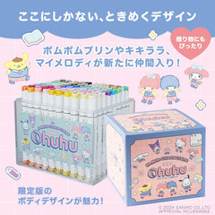 Ohuhu × Sanrio Collaboration  <br> Ohuhu Marker Pens Brush & Fine Tip 80-Color Set