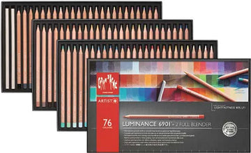 CARAN d'ACHE LUMINANCE 6901 76色セット Amazon.com : Caran d'Ache Luminance 6901 Clr Pncl Set 76