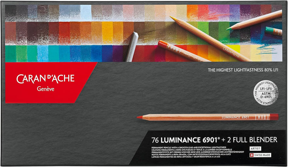 Caran d'AcheLuminance 6901-776 Oil-based colored pencil, 76-color