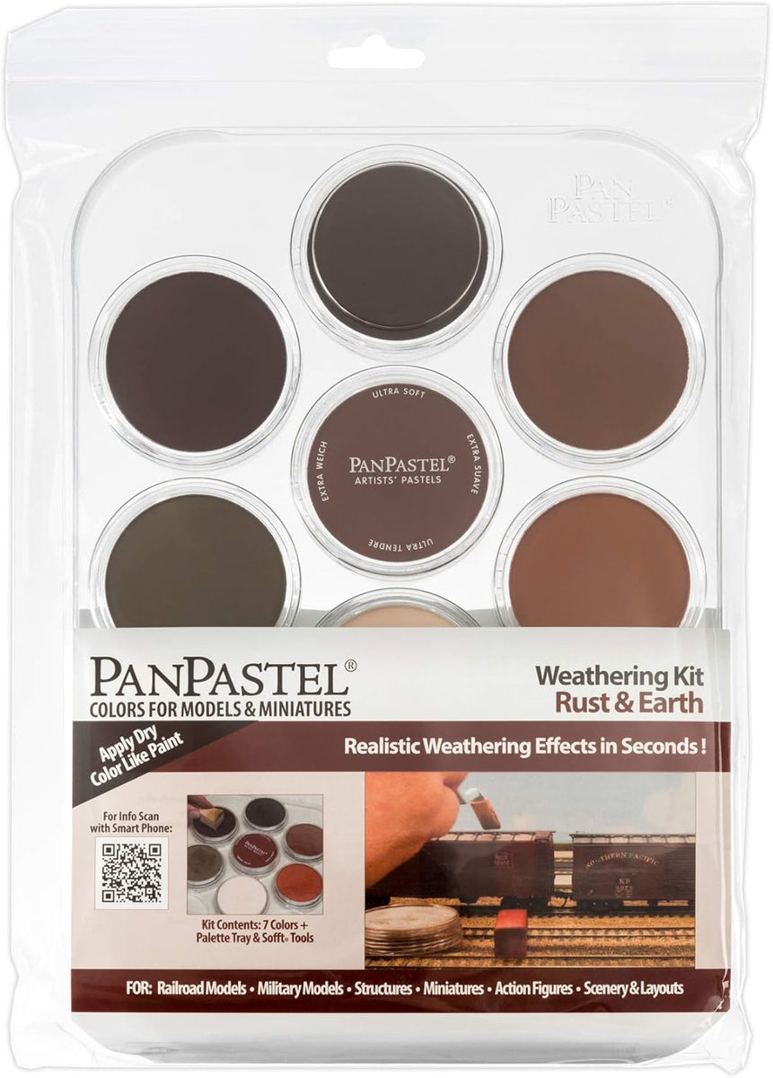 PanPastelWeathering - Rust & Earth 7 Color Kit 30701 – Art Supplies Japan