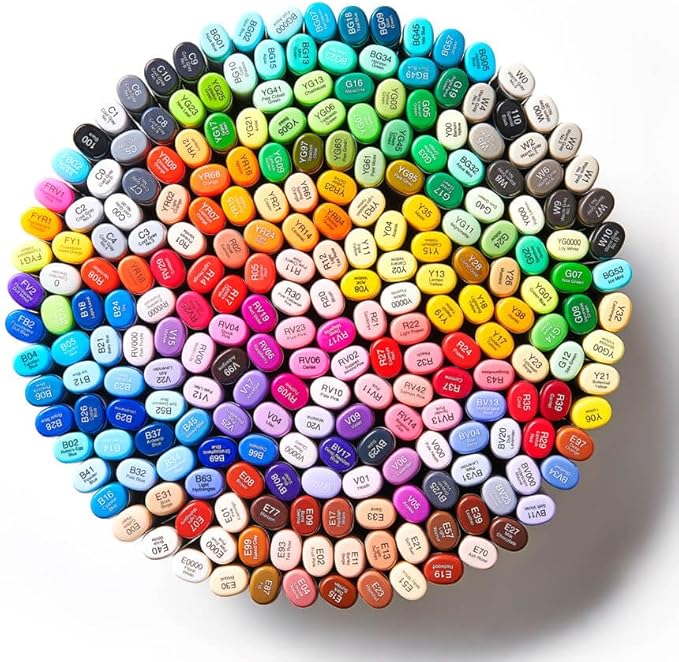 COPIC Sketch Basic Markers – Complete Set of 358 Colours
