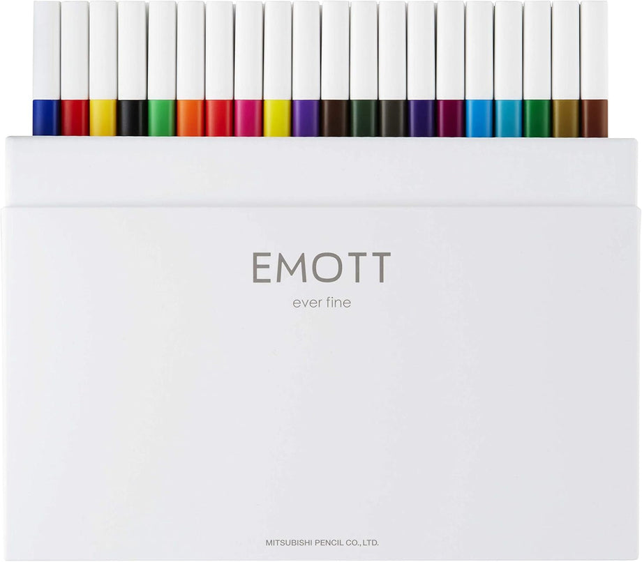Uni Mitsubishi Pencil Water-Based Pen EMOTT 40 Color – Art