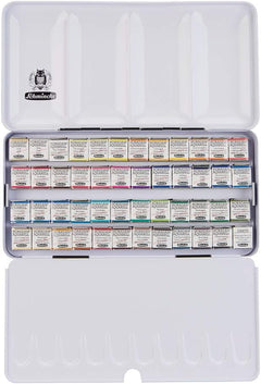 新入荷!ペパーミントフィールドヤ－ドムオリジナル60本お徳用セット Schmincke HORADAM AQUARELL Metal Box With 48 X Harf Pans – Art