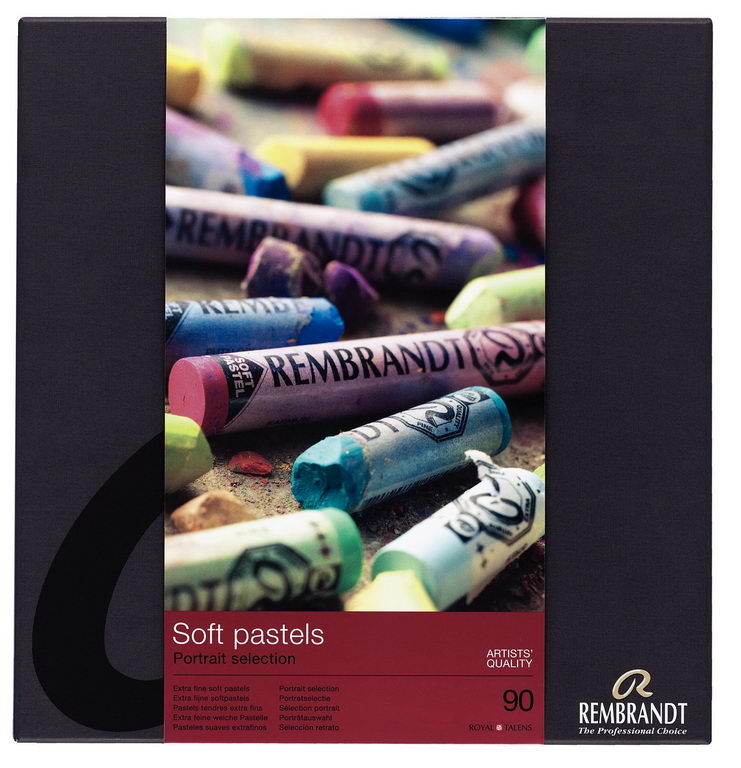 Rembrandt Soft Pastels 90 color set for portrait painting – Art