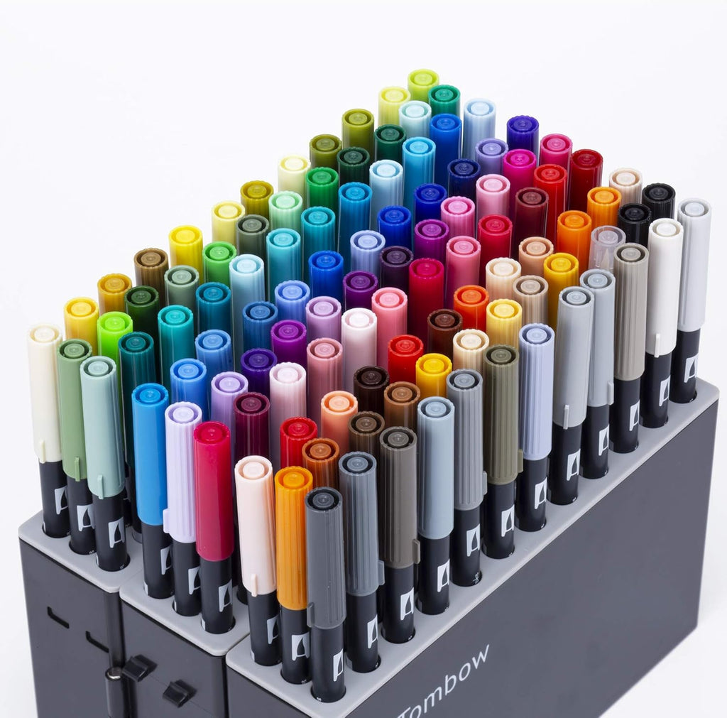 Tombow Pencil Brush Pen Dual Brush Pens ABT 108 color set – Art