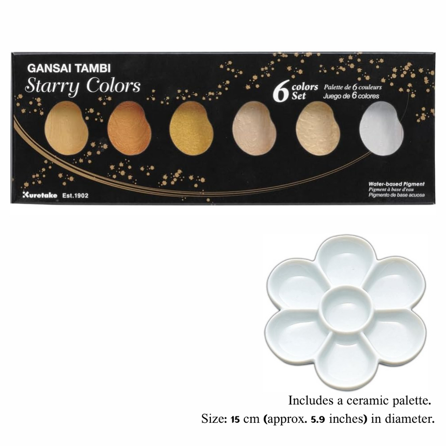 Kuretake Gansai Tambi Set acquerello (set da 100 colori (2024 Kuretake Gansai Tambi Set acquerello (set da 100 colori (2024