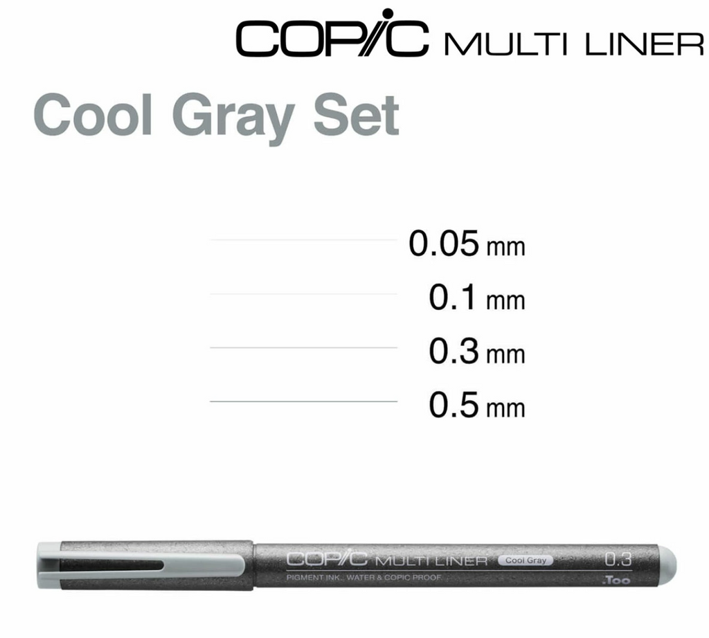 Copic Multiliner( 4-packs) 9 kinds special set – Art Supplies Japan Copic Multiliner( 4-packs) 9 kinds special set – Art Supplies Japan