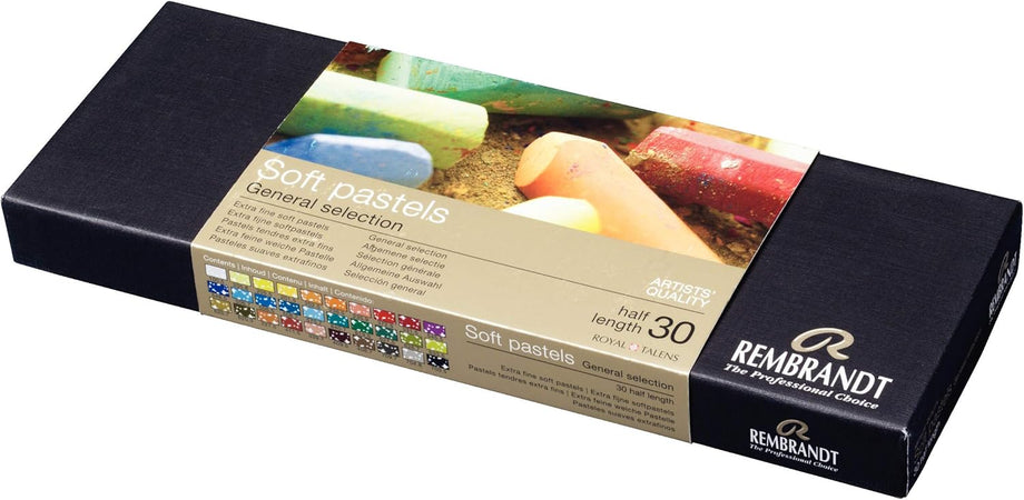 Rembrandt Soft Pastel Half Sticks 30 Colors Set – Art Supplies Japan