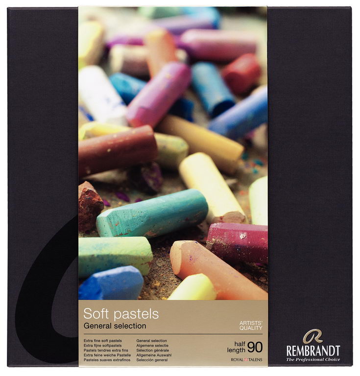 Rembrandt Soft Pastel Half Sticks 90 Colors Set – Art Supplies Japan
