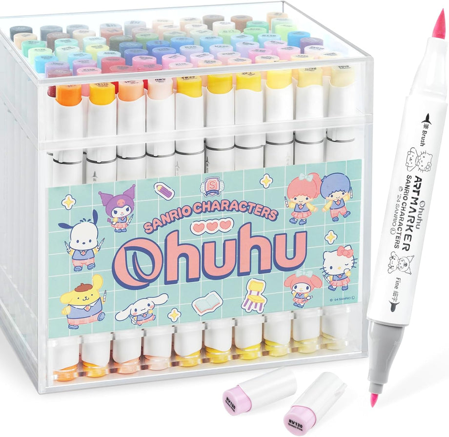 Ohuhu × Sanrio Collaboration Ohuhu Marker Pens Brush & Fine