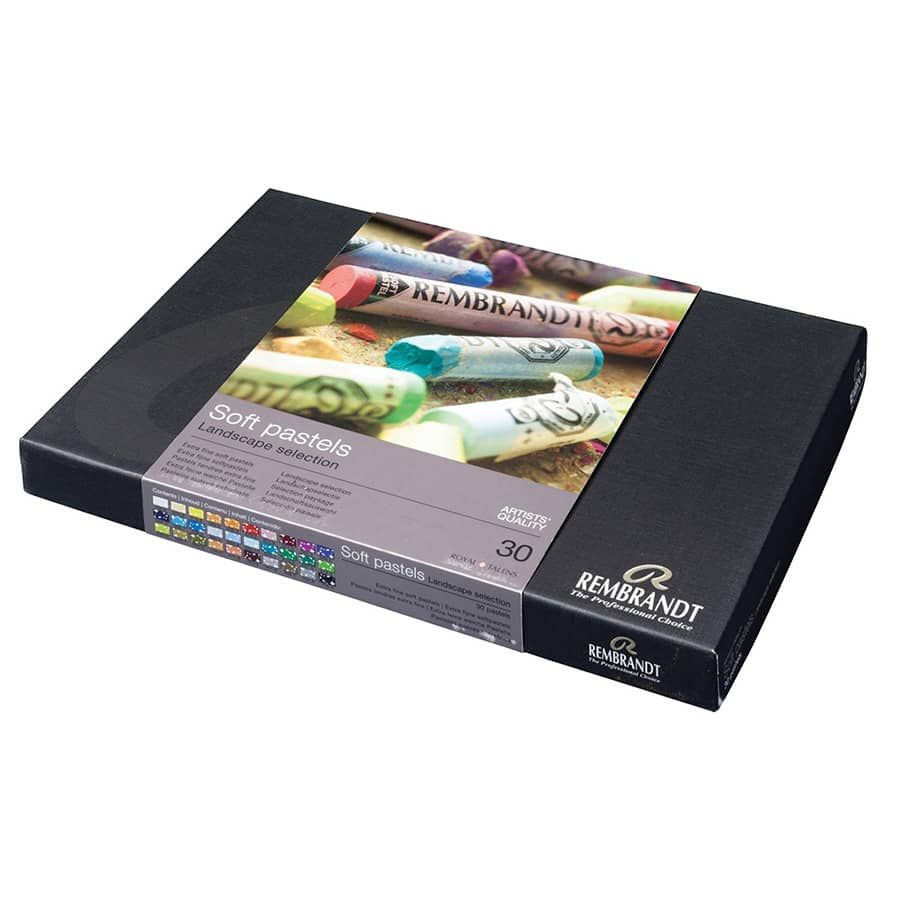 Rembrandt Soft Pastels 30 color set for landscape painting – Art