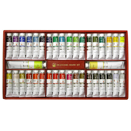 MATSUDA SUPER OIL COLOURS 38-Color Set – Art Supplies Japan