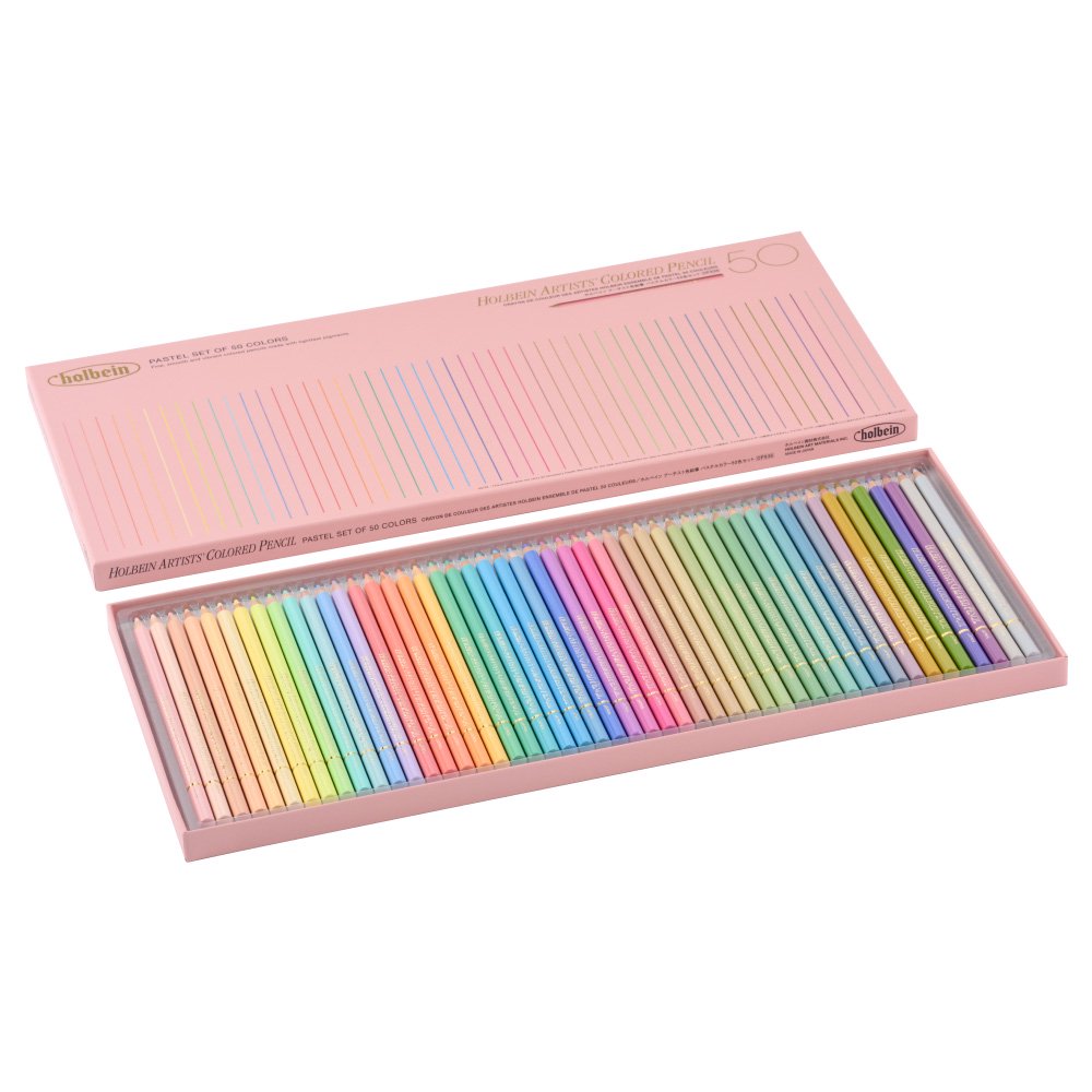 Colored Pencils Set Art Supplies Pastel Tin For Professional and Adult  Artists