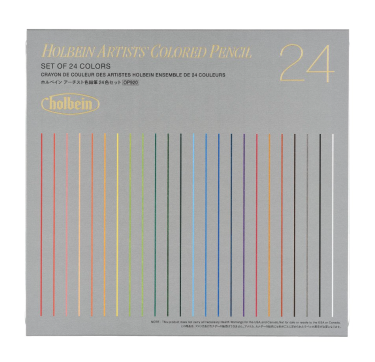 Holbein ARTISTS' COLORED PENCILS OP920 24-color set – Art Supplies