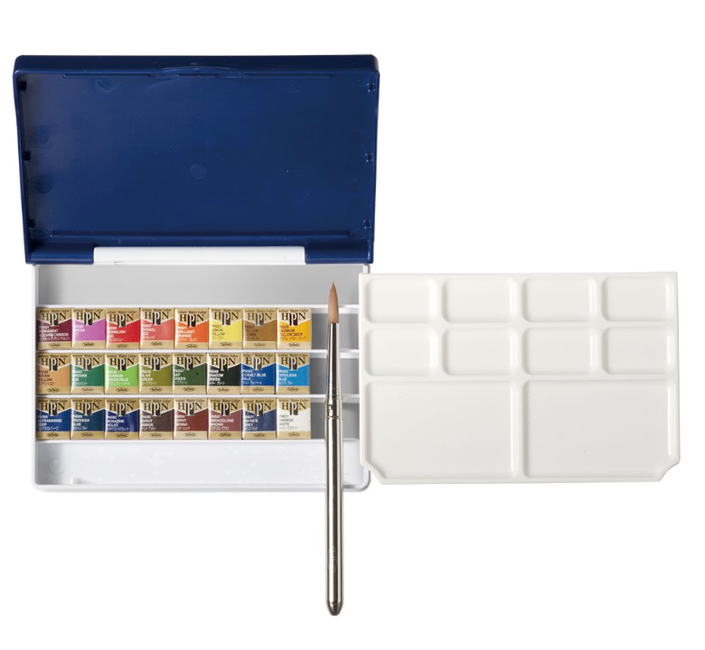 Holbein Pancolor PN697 24-color set (Palm Box Plus)