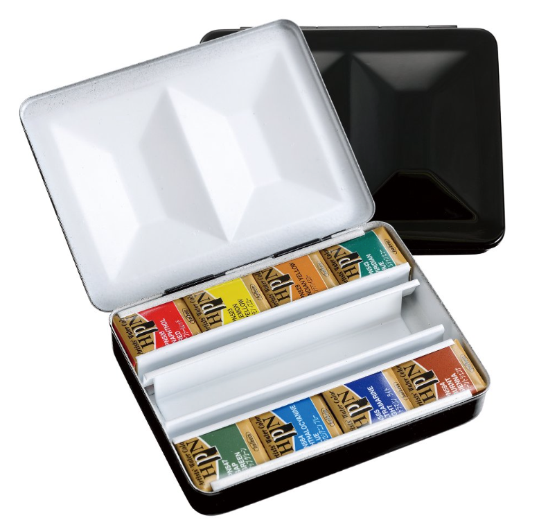 Holbein Pan Color PN688 8 colors set (metal box)