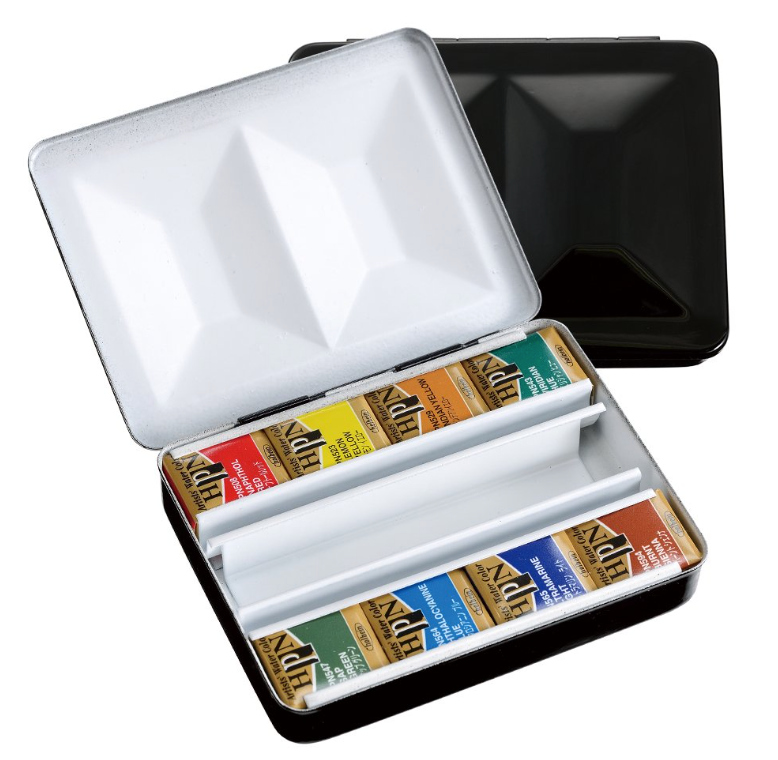 Holbein Pan Color PN688 8 colors set (metal box) – Art Supplies Japan