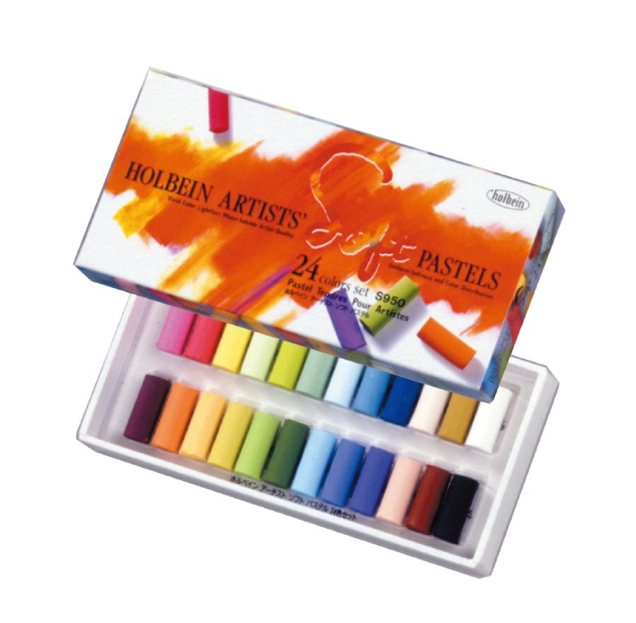 Holbein Soft Pastel S950 24-color set – Art Supplies Japan