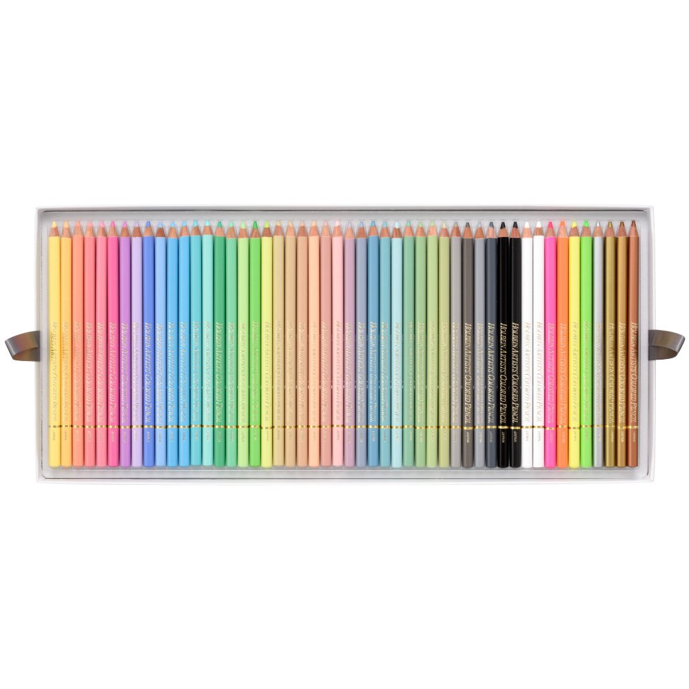 Holbein Artists Colored Pencils | 100 Color Set Paper Box OP940