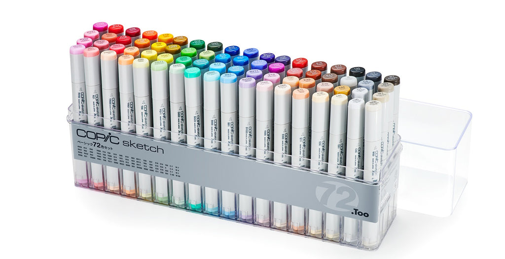 Copic Sketch Basic 72-Color Set