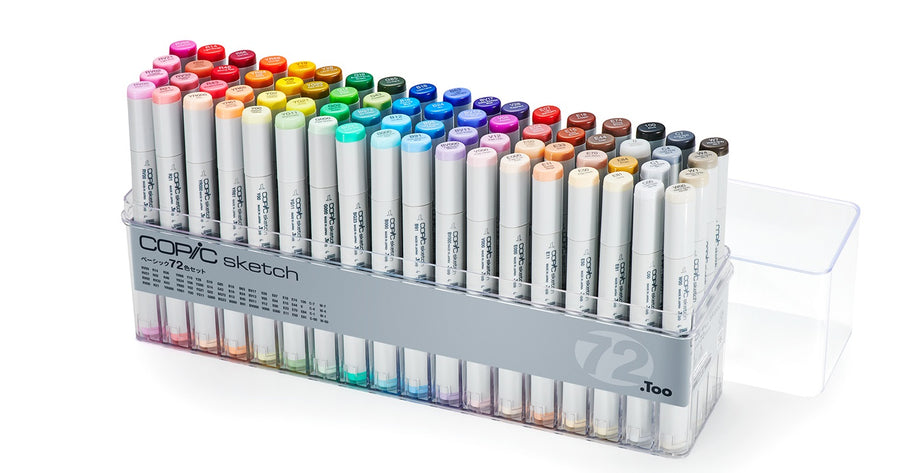 Copic Sketch Marker 72 Color Set E Premium Artist Markers