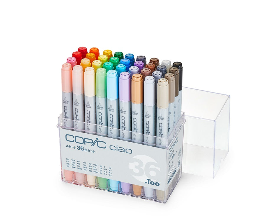 Copic® Ciao Marker Set, 24-Color Basic Set